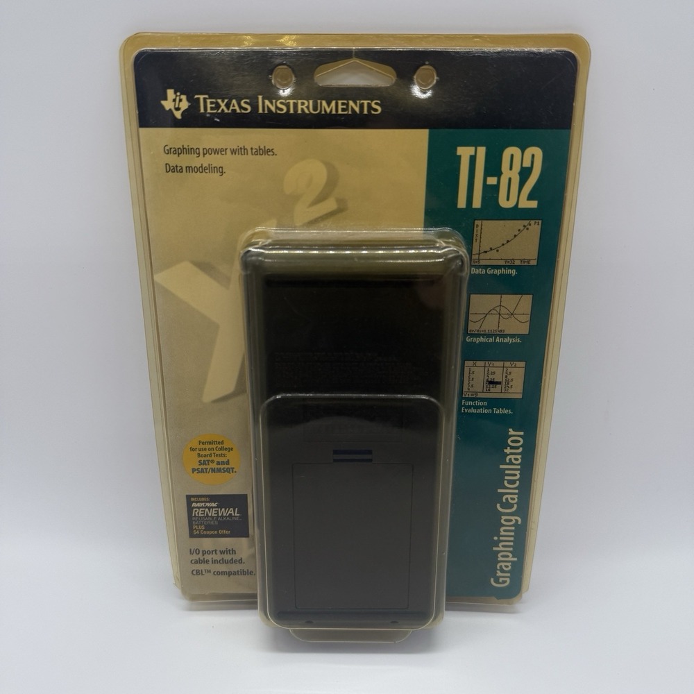 Texas Instruments TI-82 Graphing Calculator Instruction Manual NOS Unopened‎ NEW